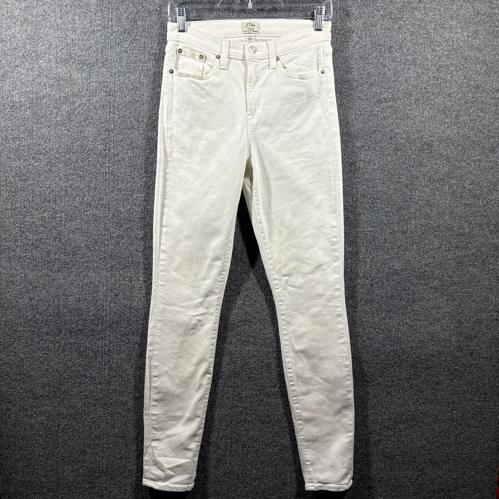 J Crew Jeans Womens‎ 27 Lookout High Rise Skinny White